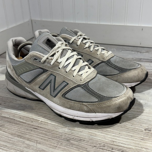 New Balance Made in USA 990v5 Mens Gray Sneakers Size 12 D M990GL5 - Picture 1 of 14